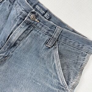 Vtg Faded Glory Mens Carpenter Jeans 32x30 (32x27) Fleece Lined Work Distressed